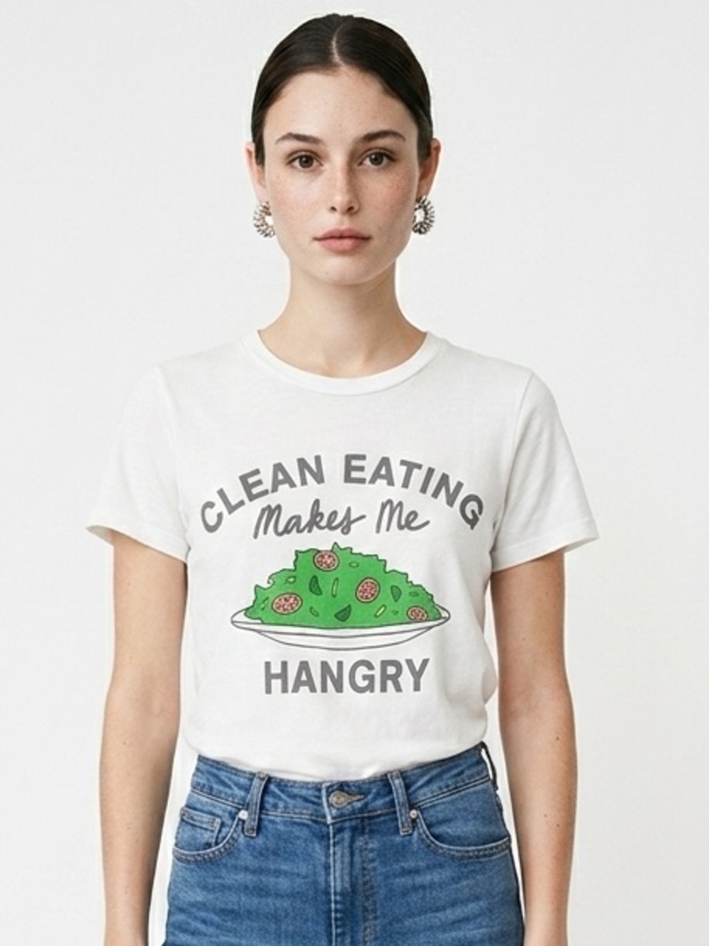 JUNK FOOD | Clean Eating Graphic Tee Short Sleeve